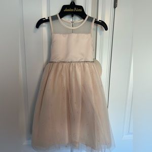 Girls Sparkle and Pearl Party Dress